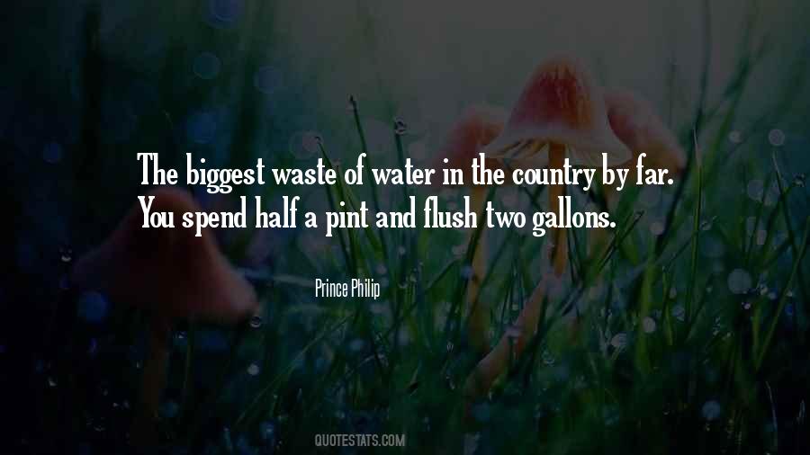 Water Waste Quotes #1450235