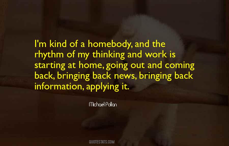 Quotes About Coming Back Home #234880
