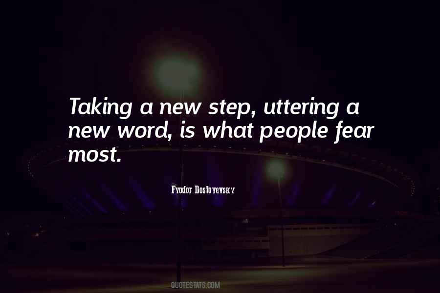Quotes About Fear Change #208426