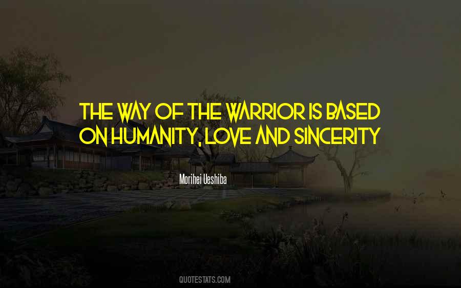 Way Of Warrior Quotes #1532615