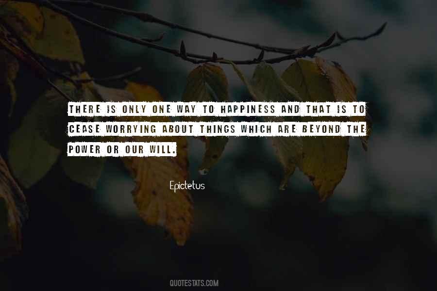 Way To Happiness Quotes #55042