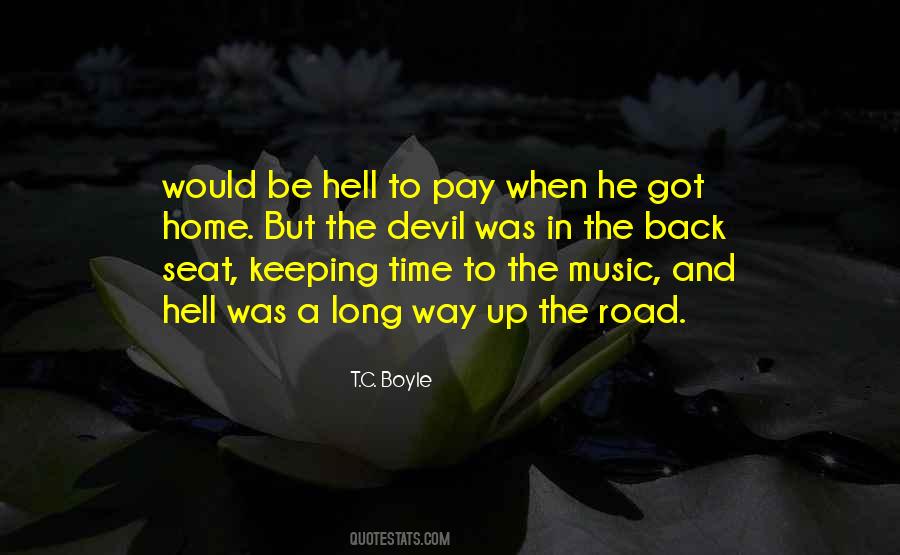 Way To Hell Quotes #78930