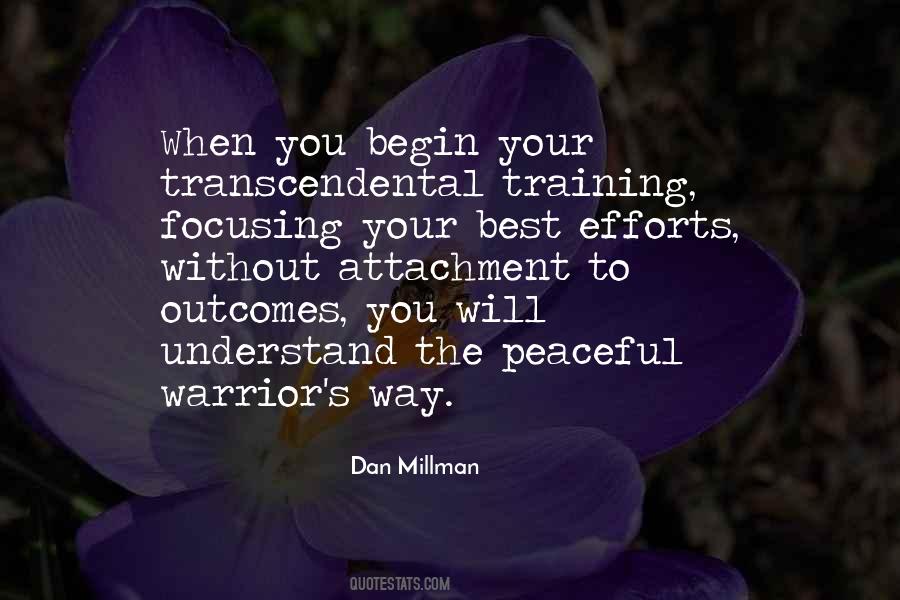 Way To Peaceful Warrior Quotes #1072792