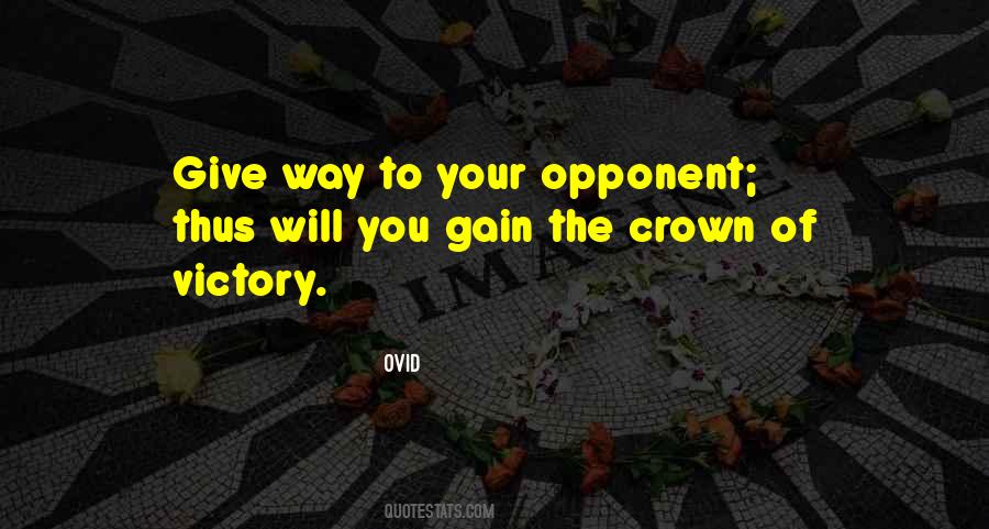 Way To Victory Quotes #1193970