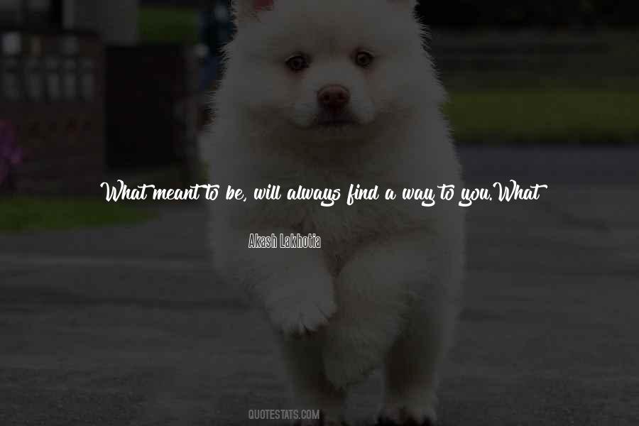 Way To You Quotes #410333