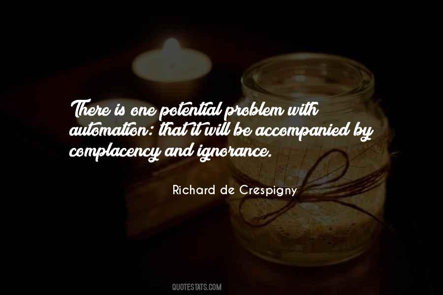 Quotes About Complacency #1816758