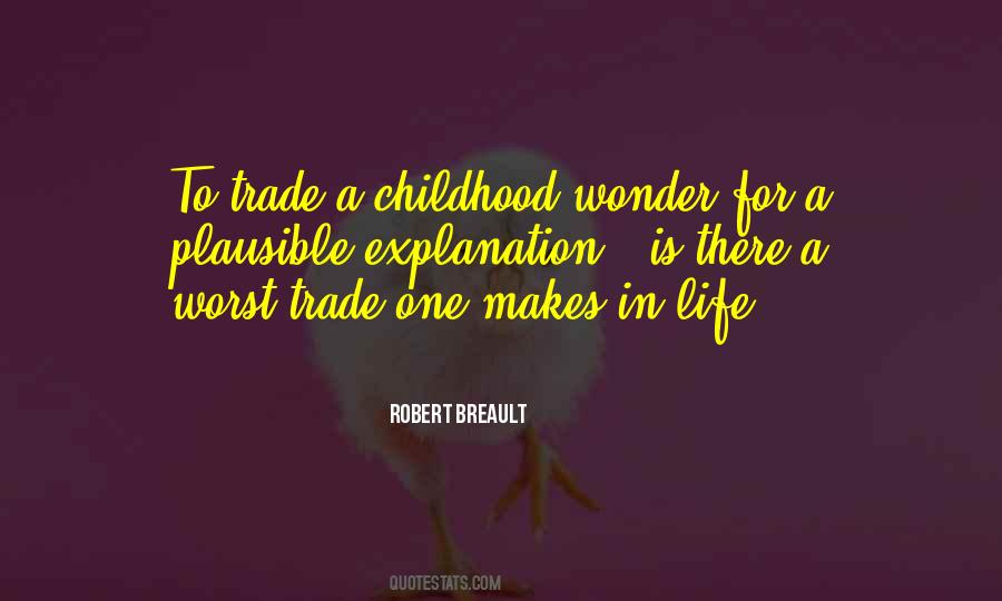 Quotes About Childhood Wonder #1180469