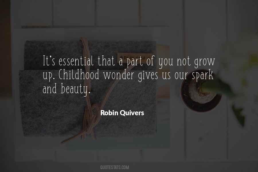 Quotes About Childhood Wonder #1402168