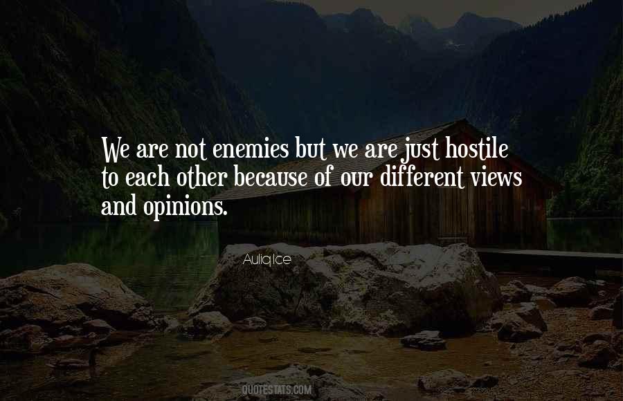 We All Have Different Opinions Quotes #113379