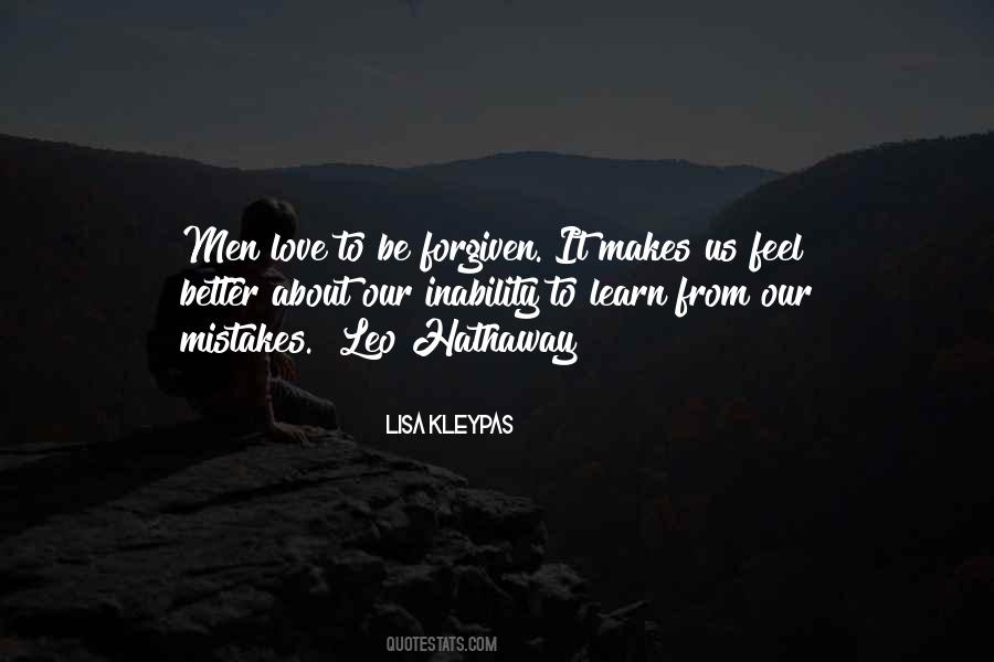 We All Learn From Our Mistakes Quotes #10922