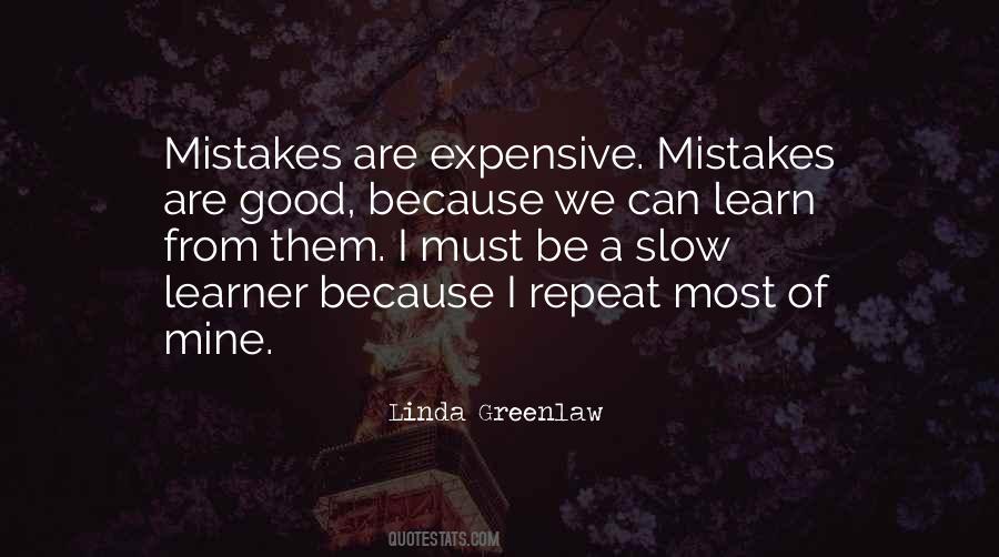 We All Learn From Our Mistakes Quotes #72666
