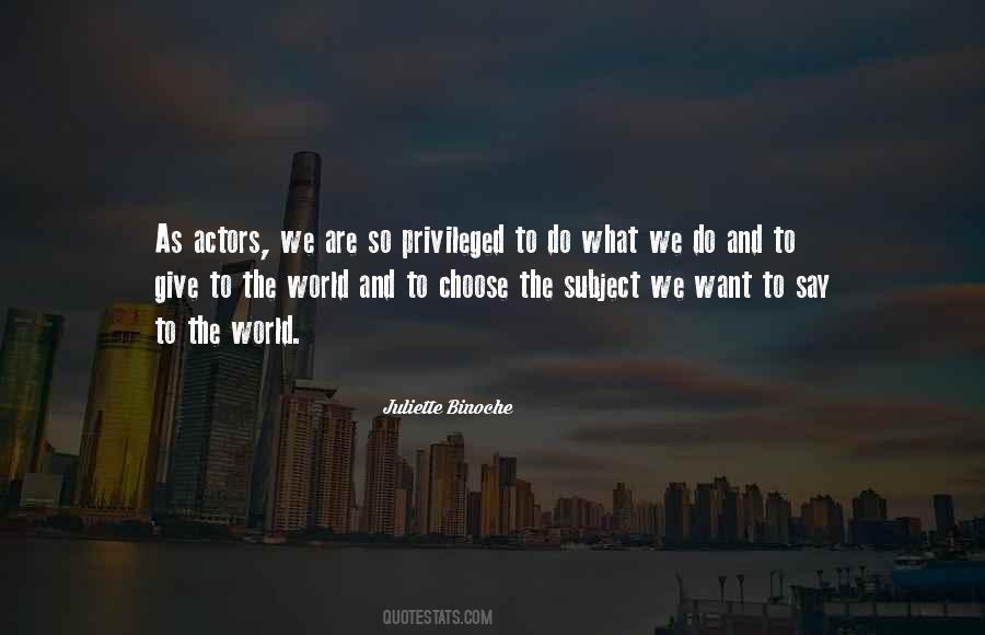 We Are Actors Quotes #169003