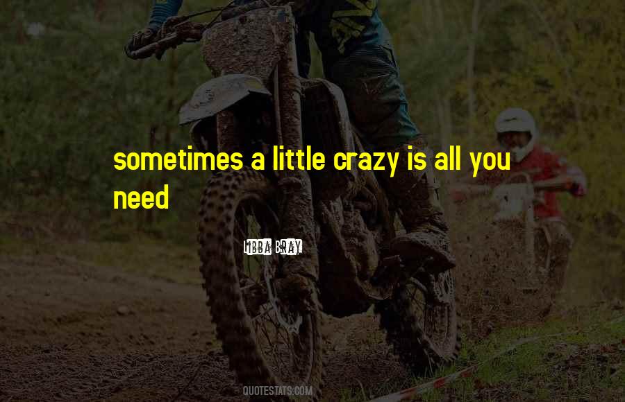 We Are All A Little Crazy Quotes #126904