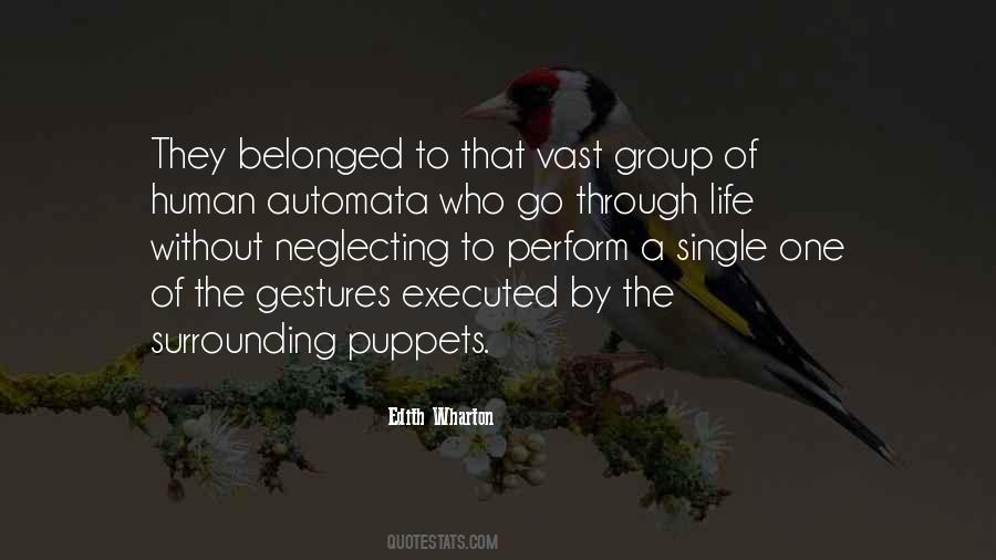 We Are All Puppets Quotes #14296