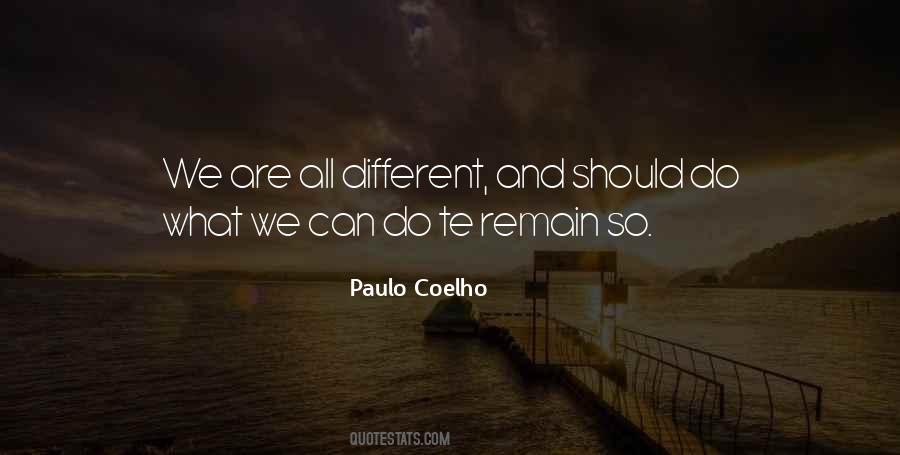 We Are All So Different Quotes #49303