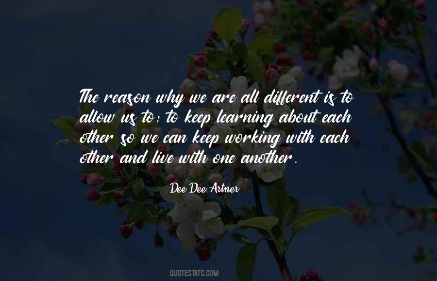 We Are All So Different Quotes #760857