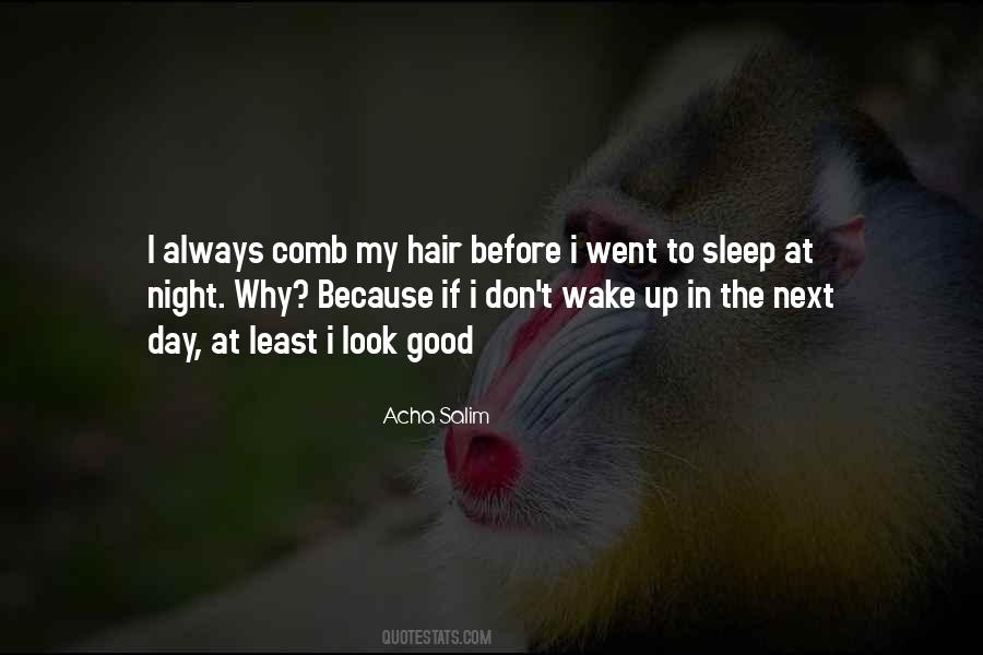 Quotes About Comb #1547688