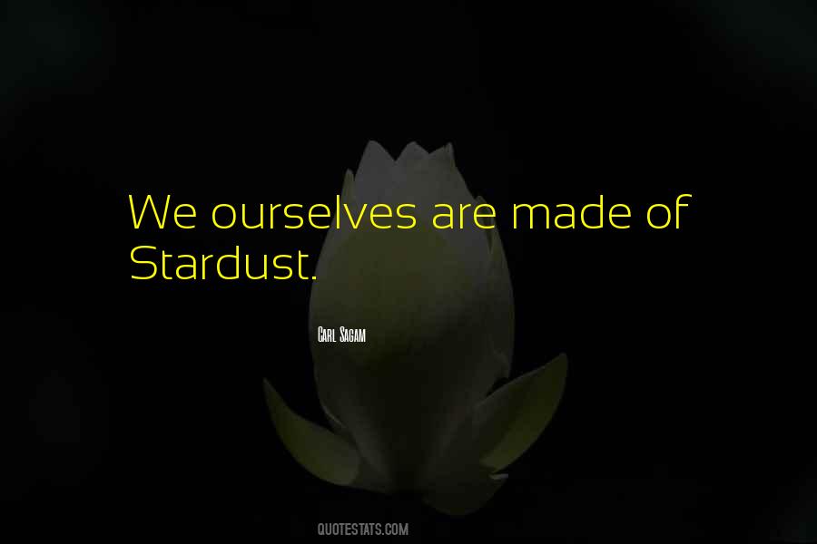 We Are Stardust Quotes #1307526