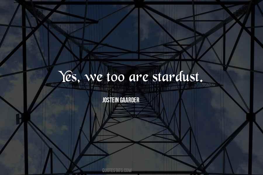 We Are Stardust Quotes #668059