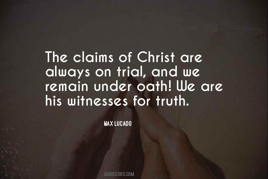 We Are Witnesses Quotes #302901