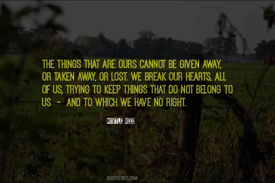 We Belong Quotes #396881