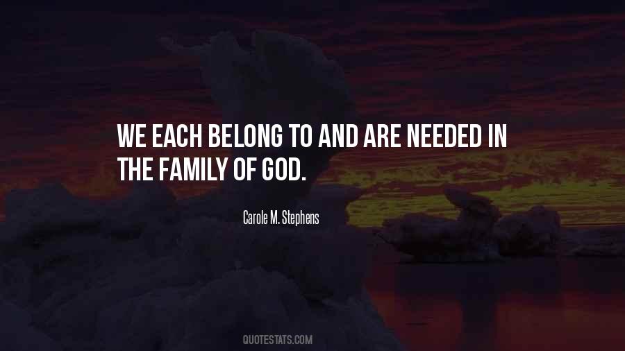 We Belong To God Quotes #1092553