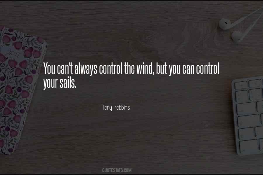 We Can't Control The Wind Quotes #1300232