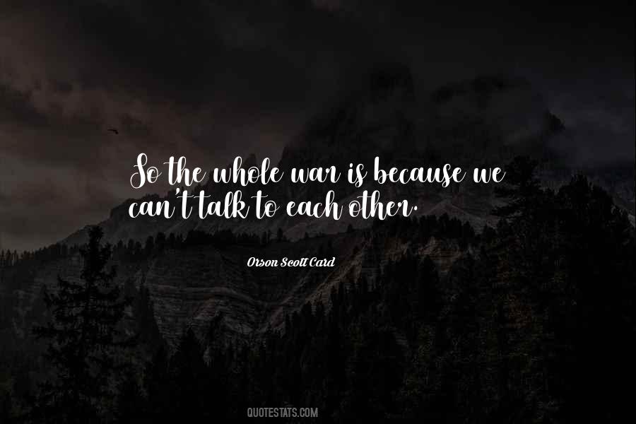 We Can't Talk Quotes #1604058