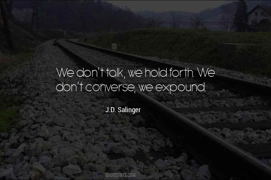We Don't Talk Quotes #5904