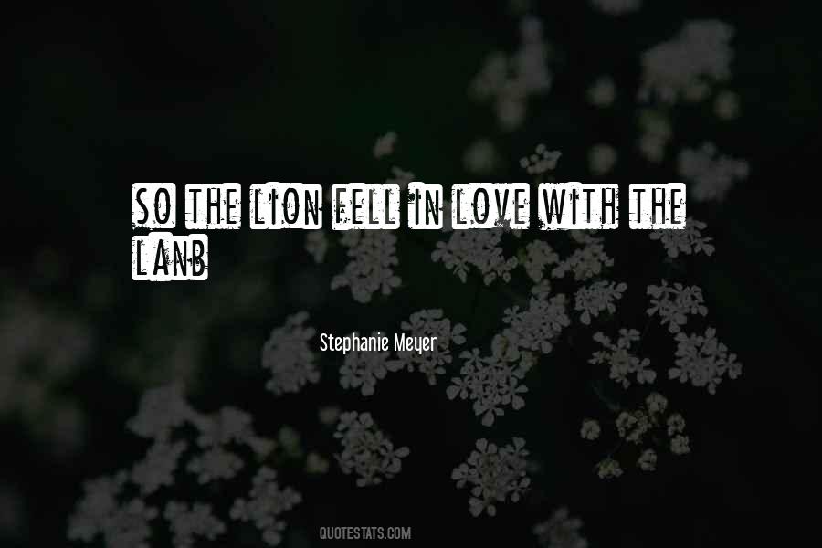 We Fell In Love Quotes #42710
