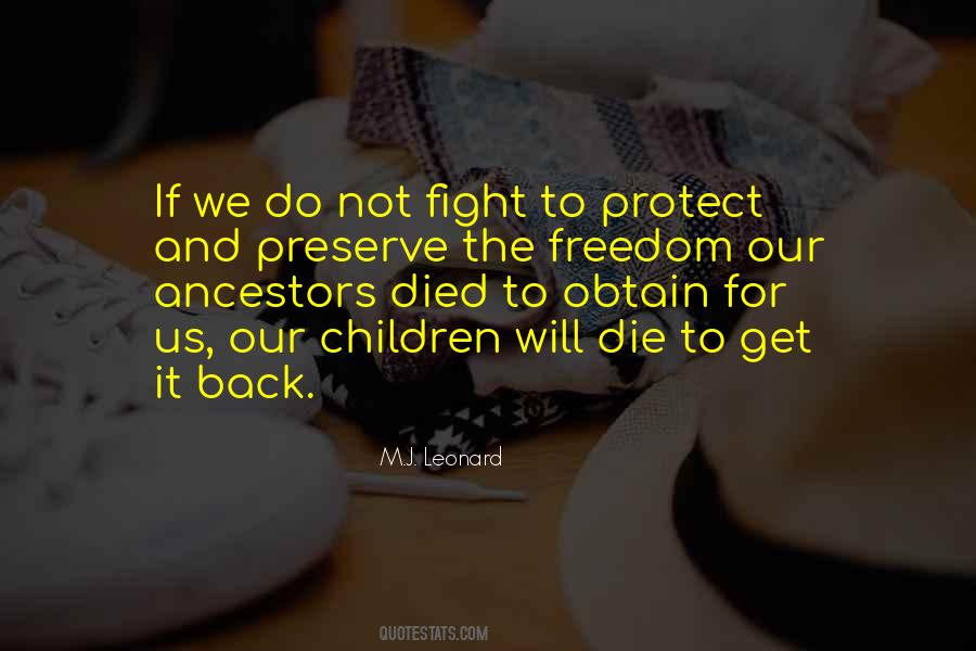 We Fight Back Quotes #472246