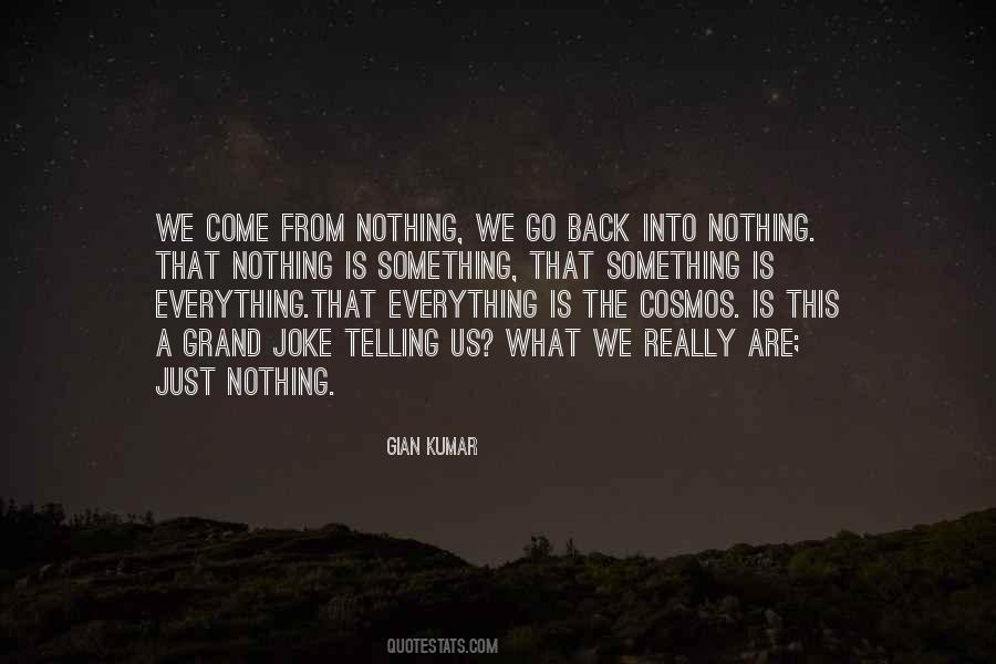 We Go Back Quotes #1210220