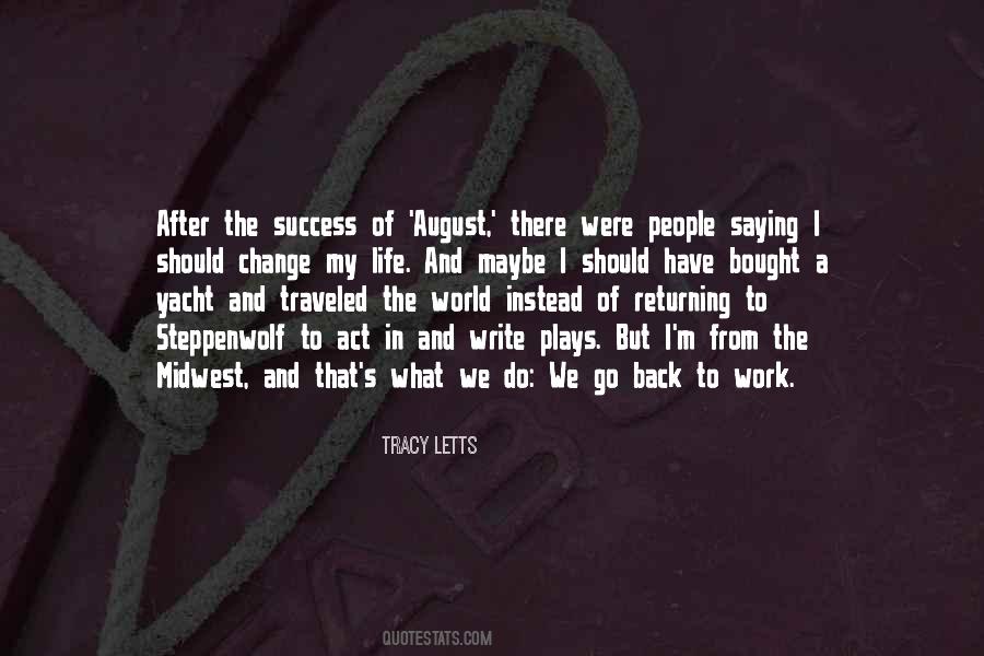 We Go Back Quotes #1703402