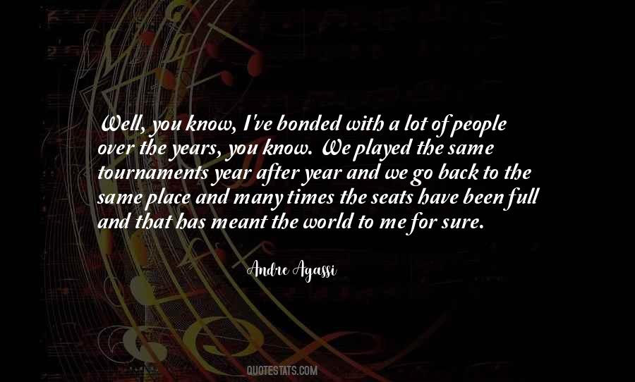 We Go Back Quotes #27908