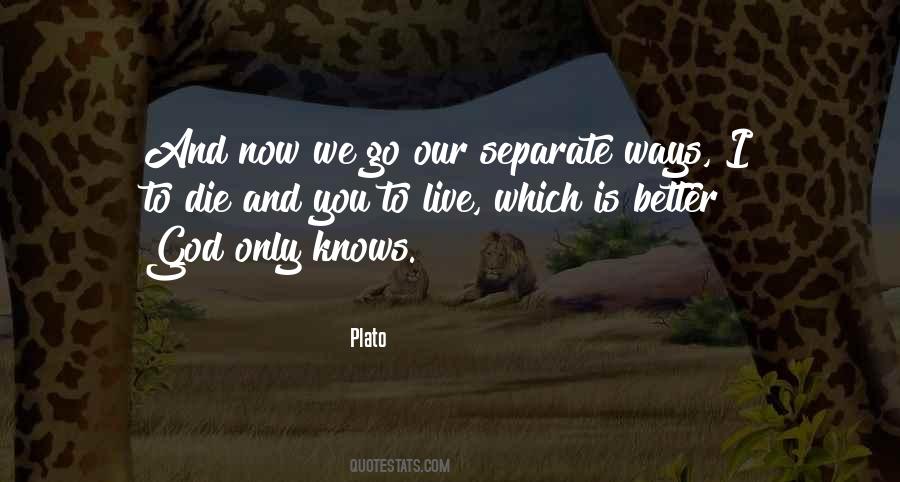 We Go Our Separate Ways Quotes #488606