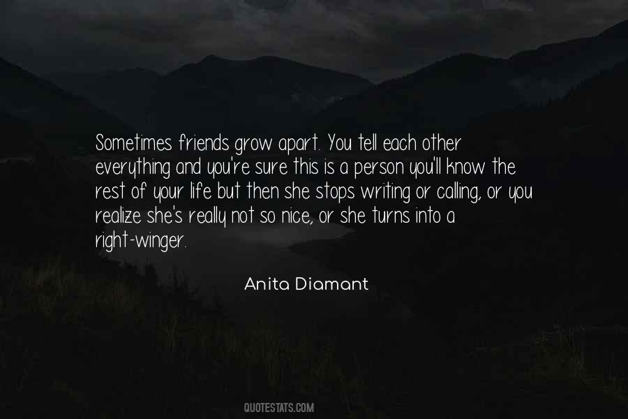 We Grow Apart Quotes #607333