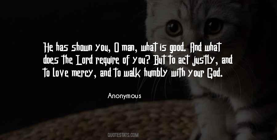 Quotes About Mercy And Love #476219
