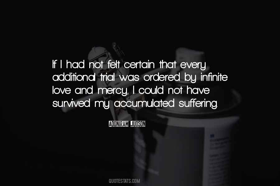 Quotes About Mercy And Love #49411