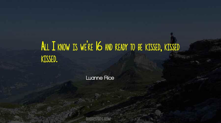 We Kissed Quotes #319638