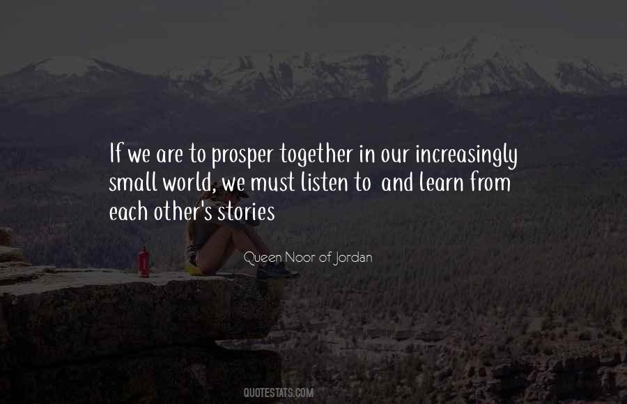 We Learn From Each Other Quotes #1520717