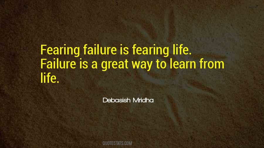We Learn From Failure Quotes #259334
