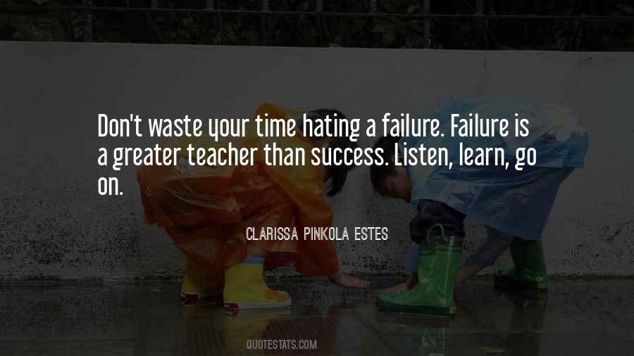 We Learn From Failure Quotes #295987