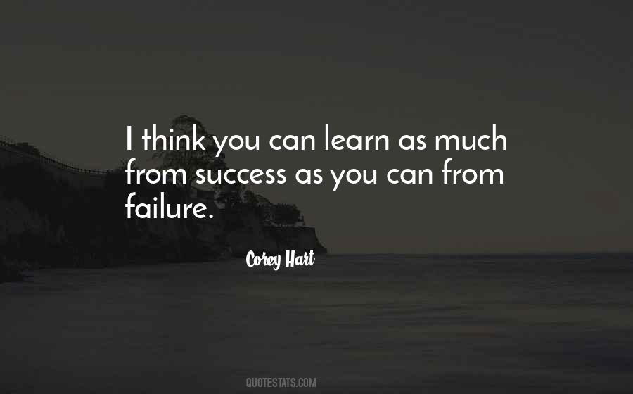 We Learn From Failure Quotes #320617