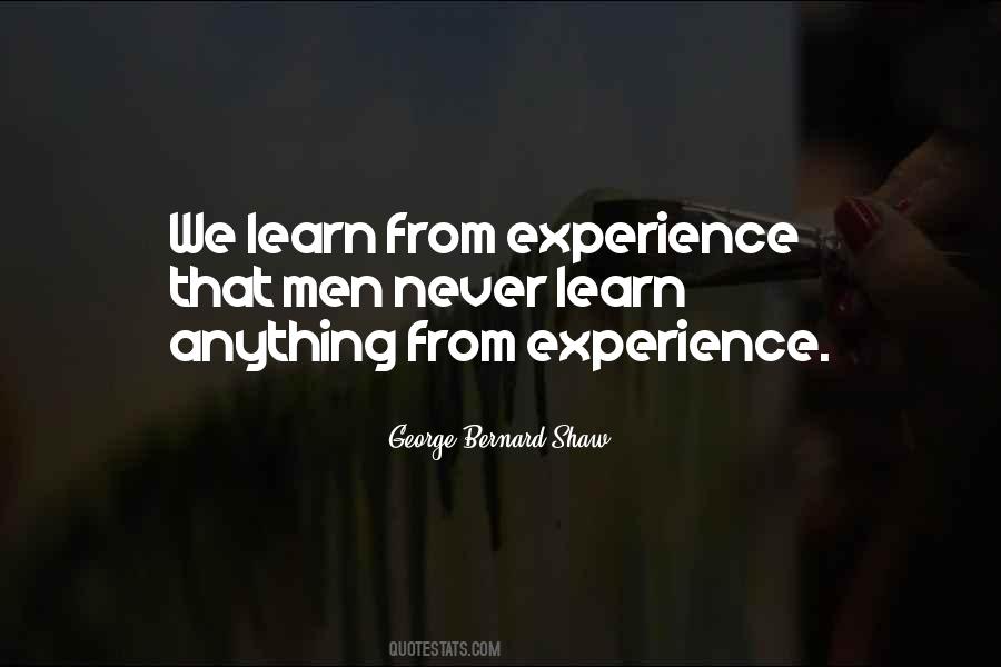 We Learn From History Quotes #1098576