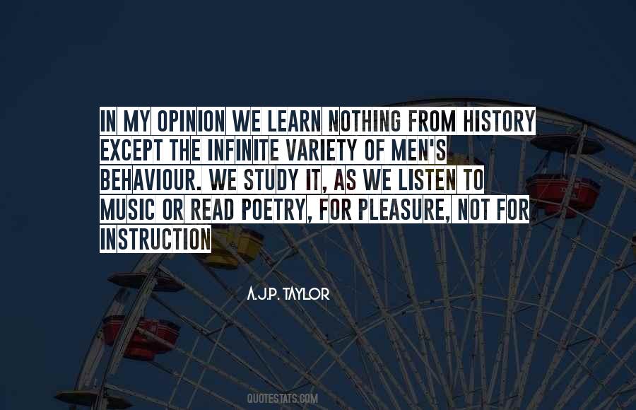 We Learn From History Quotes #669528