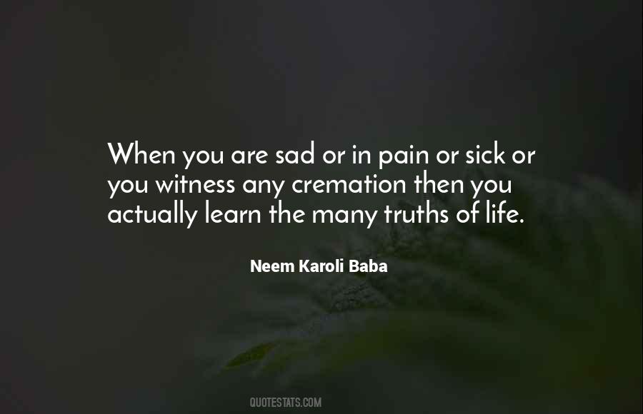 We Learn From Pain Quotes #477982