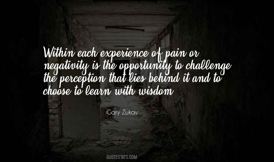 We Learn From Pain Quotes #560548