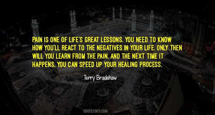 We Learn From Pain Quotes #72923