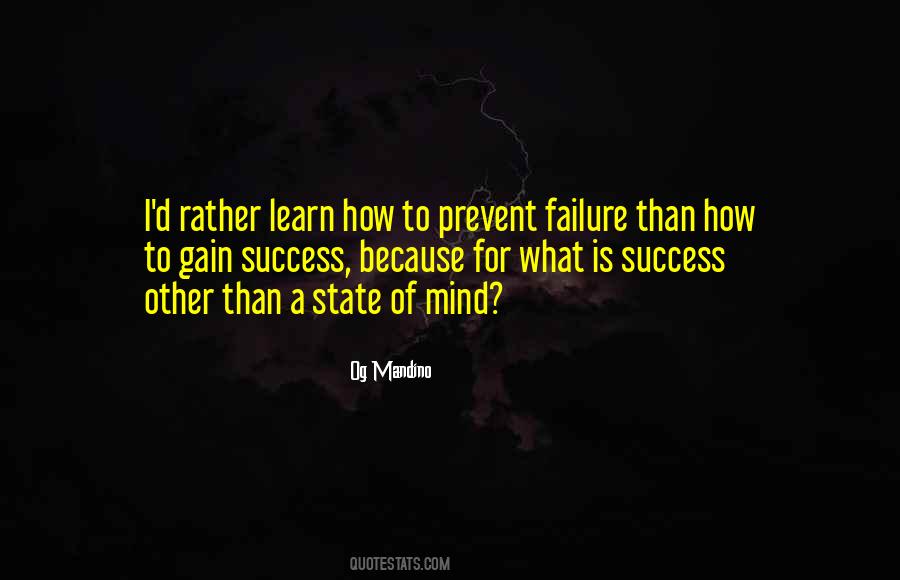 We Learn More From Failure Than Success Quotes #141935