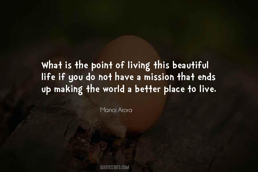 We Live In A Beautiful World Quotes #145265